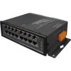 Unmanaged 16-port Industrial 10/100 Base-TX Ethernet Switch with metal casing (RoHS)ICP DAS